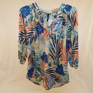 Cathy Womans size M LS Top